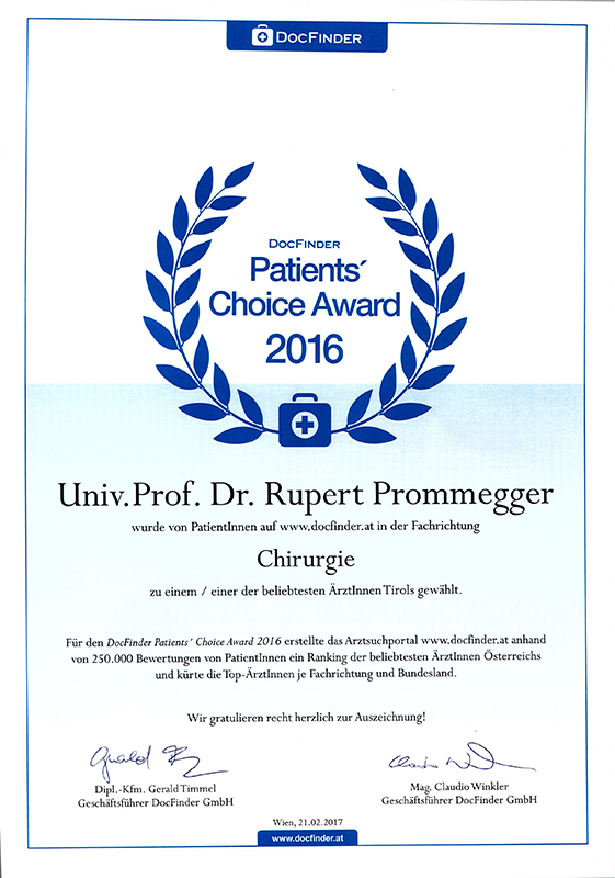 Patienten Choice Award 